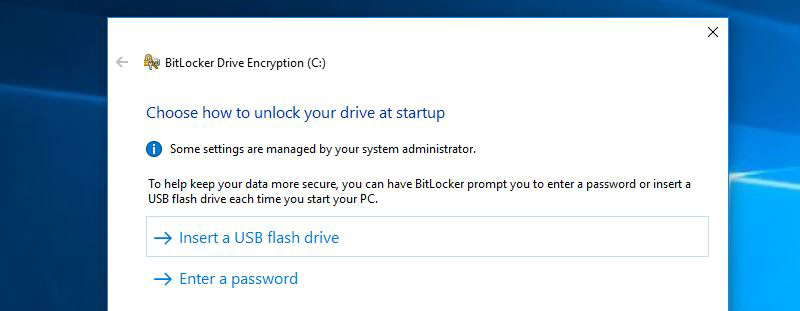 فعال سازی bitlocker روی درایو ویندوز